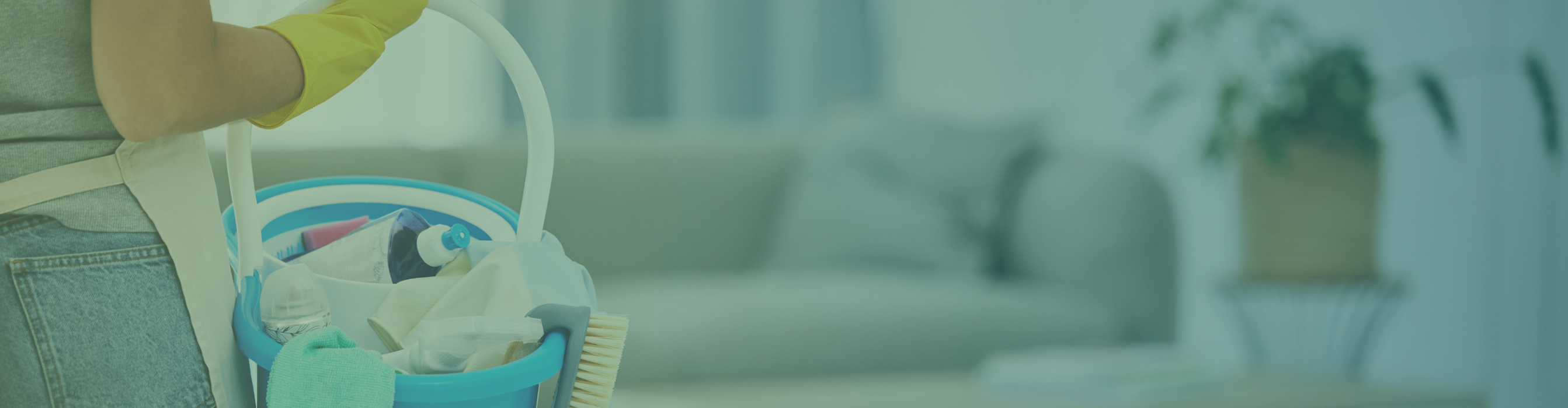 cleaning home